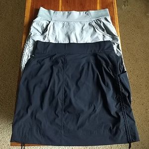 Columbia Sportswear Black and Grey Skort
